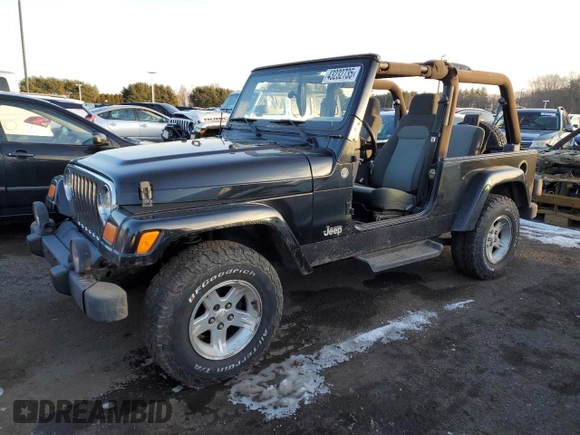 2006 Jeep Wrangler Unlimited LWB with VIN 1J4FA44S16P749975, listed as a Copart auction lot 43232735 with 143,548 mi miles and Clean Title. Bid and sale history available at carsss.com. Image 1.
