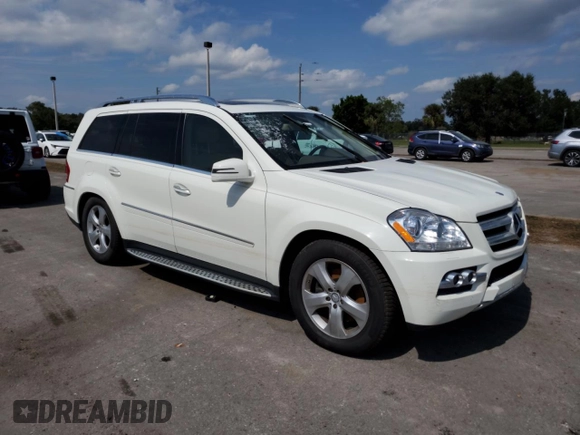 2011 Mercedes-Benz GL-Class GL 450 with VIN 4JGBF7BE0BA641909, listed as a Copart auction lot 74734044 with 0 mi miles and Salvage Title. Bid and sale history available at carsss.com. Image 4.