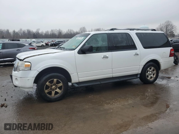 2009 Ford Expedition Max SSV with VIN 1FMFK16509LA10385, listed as a Copart auction lot 43324745 with 215,353 mi miles and Salvage Title. Bid and sale history available at carsss.com. Image 1.