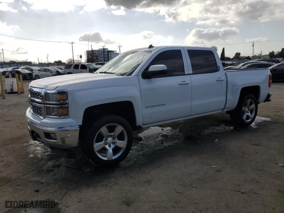 2014 Chevrolet Silverado 1500 LT with VIN 3GCPCREC9EG565749, listed as a Copart auction lot 44784215 with 140,771 mi miles and Salvage Title. Bid and sale history available at carsss.com. Image 1.