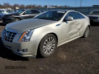 2013 Cadillac CTS Coupe Performance with VIN 1G6DL1E31D0154713, listed as a Copart auction lot 46108995 with 65,276 mi miles and Salvage Title. Bid and sale history available at carsss.com. Image 1.