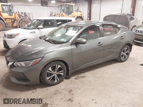 2020 Nissan Sentra SV z VIN 3N1AB8CV4LY232442, wystawiony jako IAAI lot #41887395 z przebiegiem 51 130 mil mil oraz . Historia ofert i sprzedaży dostępna na DreamBid. Obrazek 2.