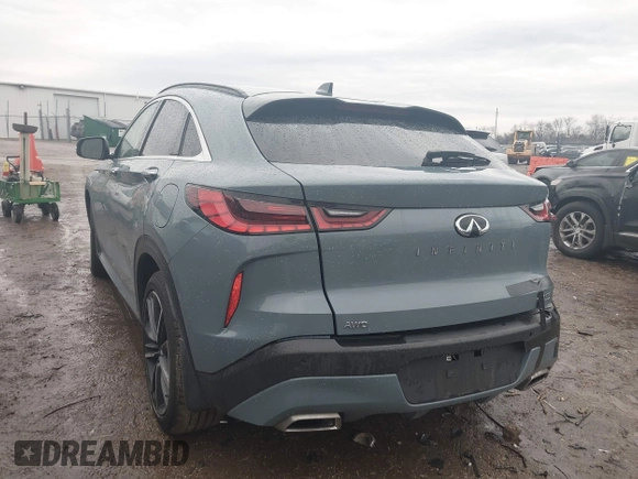 2023 Infiniti QX55 Essential с VIN 3PCAJ5KR9PF106940, выставлен на аукционе IAAI как лот 41665977 с пробегом 6 839 миль миль и . История ставок и продаж доступна на DreamBid. Изображение 3.