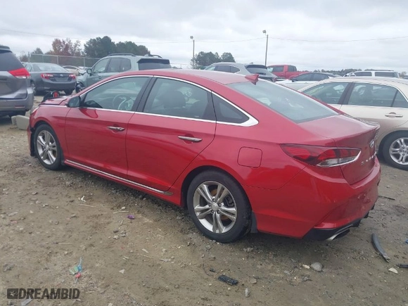 2019 Hyundai Sonata Sport with VIN 5NPE34AF7KH808312, listed as a IAAI auction lot 40815880 with 71,800 mi miles. Bid and sale history available at carsss.com. Image 3.