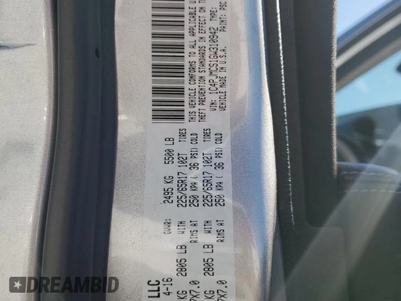 2016 Jeep Cherokee Latitude with VIN 1C4PJMCS1GW310942, listed as a Copart auction lot 48209315 with 153,448 mi miles and Salvage Title. Bid and sale history available at carsss.com. Image 14.