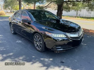 2017 Acura TLX V6 w/Technology Pkg with VIN 19UUB3F59HA000800, listed as a Copart auction lot 52545635 with 155,312 mi miles and Clean Title. Bid and sale history available at carsss.com. Image 1.