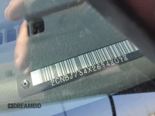 2002 Chevrolet Tracker ZR2 with VIN 2CNBJ734X26948098, listed as a Copart auction lot 73135754 with 234,627 mi miles and Salvage title. Bid and sale history available at DreamBid. Image 13.