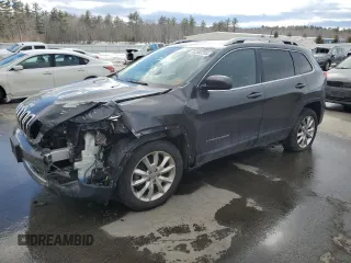2016 Jeep Cherokee Limited z VIN 1C4PJMDS5GW252994, wystawiony jako Copart lot #45393255 z przebiegiem 61 217 mil mil oraz Szkoda całkowita • Salvage title. Historia ofert i sprzedaży dostępna na DreamBid. Obrazek 1.