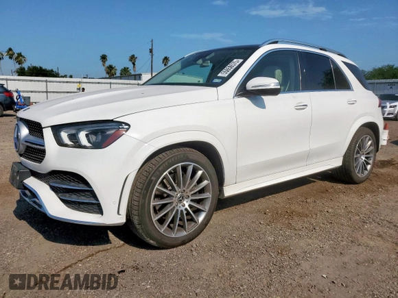 2020 Mercedes-Benz GLE 450 z VIN 4JGFB5KB0LA074657, wystawiony jako Copart lot #55650575 z przebiegiem 42 979 mil mil oraz Szkoda całkowita • Salvage title. Historia ofert i sprzedaży dostępna na DreamBid. Obrazek 1.