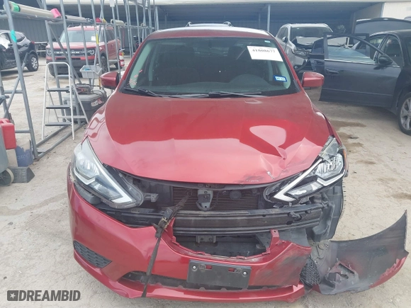 2017 Nissan Sentra SV with VIN 3N1AB7AP1HL672735, listed as a IAAI auction lot 41808677 with 81,013 mi miles. Bid and sale history available at carsss.com. Image 12.