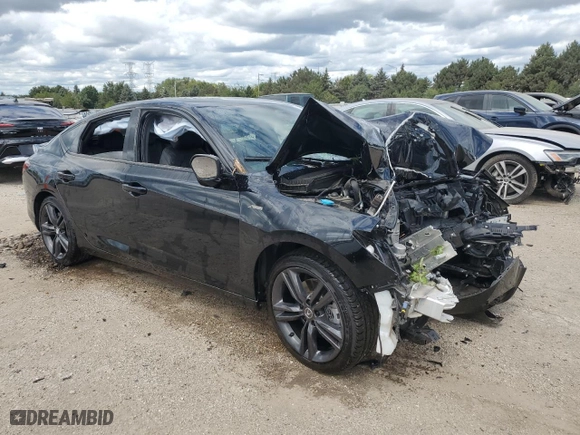 2024 Acura Integra w/A-Spec Package with VIN 19UDE4H31RA004754, listed as a Copart auction lot 70128494 with 0 mi miles and Salvage Title. Bid and sale history available at carsss.com. Image 4.