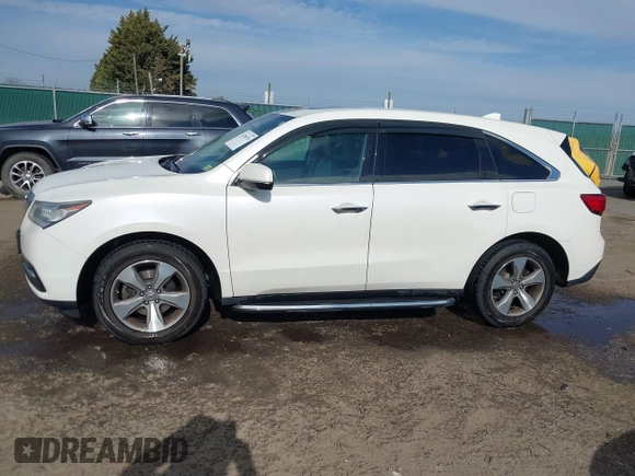 2014 Acura MDX with VIN 5FRYD3H22EB013340, listed as a IAAI auction lot 41709170 with 166,309 mi miles and . Bid and sale history available at DreamBid. Image 14.