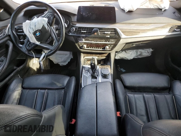 2017 BMW 5 Series 530i xDrive with VIN WBAJA7C39HG905000, listed as a Copart auction lot 45930815 with 66,204 mi miles and Salvage Title. Bid and sale history available at carsss.com. Image 8.
