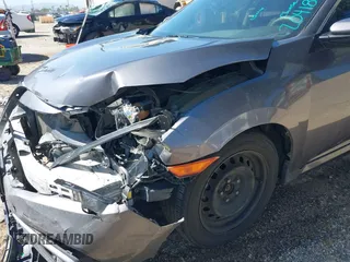 2019 Honda Civic Sedan LX with VIN 19XFC2F67KE204183, listed as a IAAI auction lot 41654678 with 107,306 mi miles. Bid and sale history available at carsss.com. Image 6.