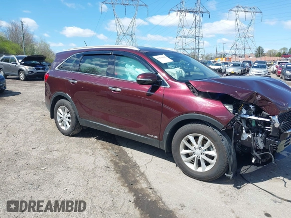 2017 Kia Sorento LX with VIN 5XYPGDA53HG224624, listed as a IAAI auction lot 41976003 with Not Provided miles and . Bid and sale history available at carsss.com. Image 1.