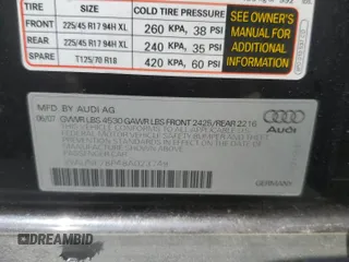 2008 Audi A3 z VIN WAUNF78P48A023749, wystawiony jako Copart lot #57071525 z przebiegiem 181 116 mil mil oraz Szkoda całkowita • Salvage title. Historia ofert i sprzedaży dostępna na DreamBid. Obrazek 13.