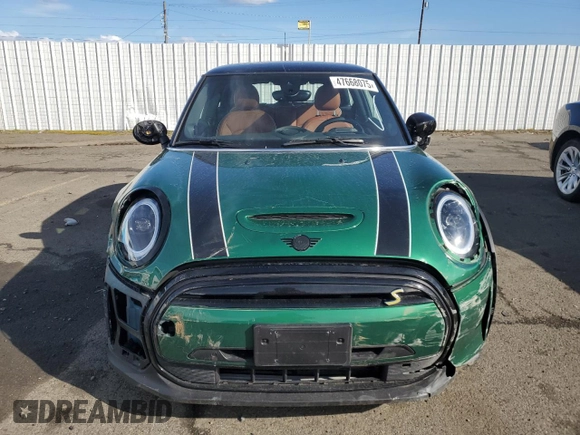 2023 MINI Hardtop Cooper SE with VIN WMW13DJ02P2T05559, listed as a Copart auction lot 47668075 with Not provided miles and Salvage title. Bid and sale history available at DreamBid. Image 5.