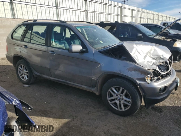 2004 BMW X5 3.0i with VIN 5UXFA13514LU29204, listed as a Copart auction lot 49104855 with 105,369 mi miles and Salvage Title. Bid and sale history available at carsss.com. Image 4.