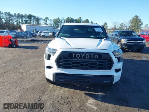 2024 Toyota Sequoia SR5 with VIN 7SVAAABA3RX039902, listed as a IAAI auction lot 41405838 with 6,575 mi miles. Bid and sale history available at carsss.com. Image 12.