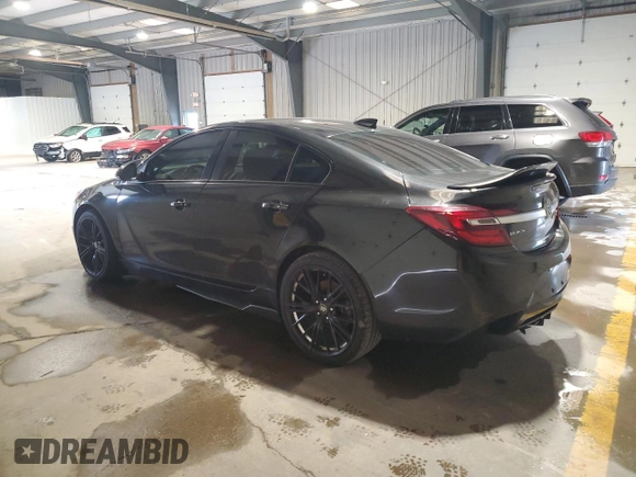 2015 Buick Regal GS with VIN 2G4GT5GX0F9127508, listed as a Copart auction lot 60233115 with 109,109 mi miles and Salvage title. Bid and sale history available at DreamBid. Image 2.