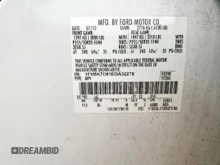 2014 Ford Explorer XLT с VIN 1FM5K7D81EGA32278, выставлен на аукционе Copart как лот 65450795 с пробегом 78 669 миль миль и Списание • Salvage title. История ставок и продаж доступна на DreamBid. Изображение 14.