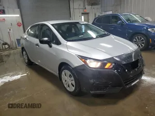 2020 Nissan Versa S with VIN 3N1CN8DV2LL911847, listed as a Copart auction lot 50497725 with 104,951 mi miles and Salvage Title. Bid and sale history available at carsss.com. Image 4.
