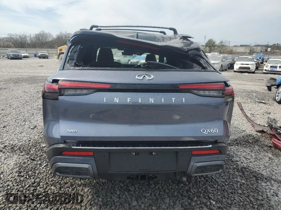 2023 Infiniti QX60 Autograph z VIN 5N1DL1HU3PC360213, wystawiony jako Copart lot #46920575 z przebiegiem 7 432 mil mil oraz Szkoda całkowita • Salvage title. Historia ofert i sprzedaży dostępna na DreamBid. Obrazek 6.