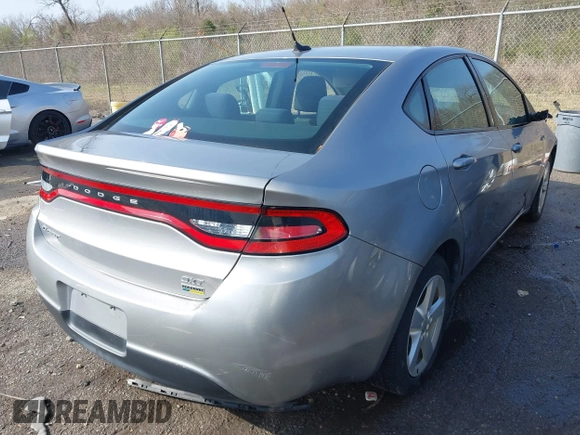 2016 Dodge Dart SXT with VIN 1C3CDFBA5GD720573, listed as a IAAI auction lot 41775520 with 77,215 mi miles and . Bid and sale history available at carsss.com. Image 4.
