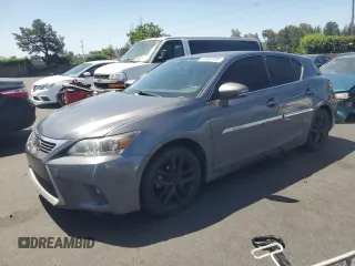 2015 Lexus CT 200h with VIN JTHKD5BH4F2221089, listed as a Copart auction lot 57681895 with 163,443 mi miles and Salvage title. Bid and sale history available at DreamBid. Image 1.