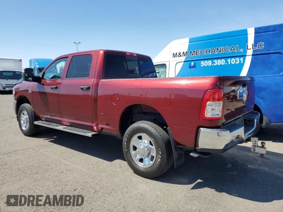 2024 Ram 2500 Tradesman with VIN 3C6UR5CL7RG118234, listed as a Copart auction lot 56028445 with 15,924 mi miles and Salvage title. Bid and sale history available at DreamBid. Image 2.