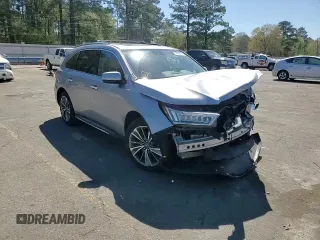 2017 Acura MDX Technology with VIN 5FRYD4H59HB021228, listed as a Copart auction lot 49586175 with 130,688 mi miles and Salvage Title. Bid and sale history available at DreamBid. Image 14.