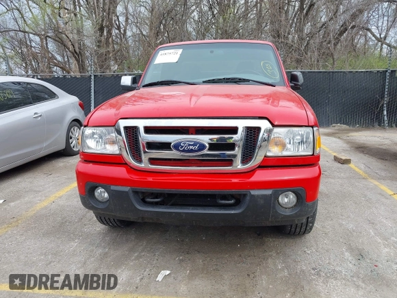 2009 Ford Ranger XLT with VIN 1FTZR45E39PA58729, listed as a IAAI auction lot 41875721 with 130,597 mi miles. Bid and sale history available at carsss.com. Image 6.