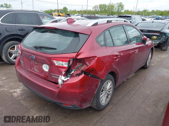 2017 Subaru Impreza Premium z VIN 4S3GTAB63H3733294, wystawiony jako IAAI lot #42236802 z przebiegiem 115 173 mil mil oraz . Historia ofert i sprzedaży dostępna na DreamBid. Obrazek 4.