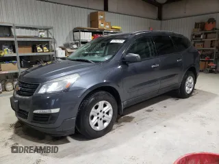 2013 Chevrolet Traverse LS with VIN 1GNKVFKD5DJ227818, listed as a Copart auction lot 47847575 with 198,489 mi miles and Salvage Title. Bid and sale history available at DreamBid. Image 1.