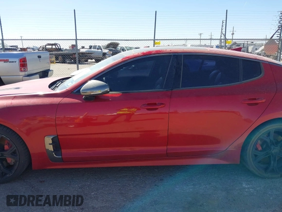 2019 Kia Stinger GT1 with VIN KNAE45LC4K6058140, listed as a IAAI auction lot 41859753 with 63,847 mi miles and . Bid and sale history available at DreamBid. Image 14.