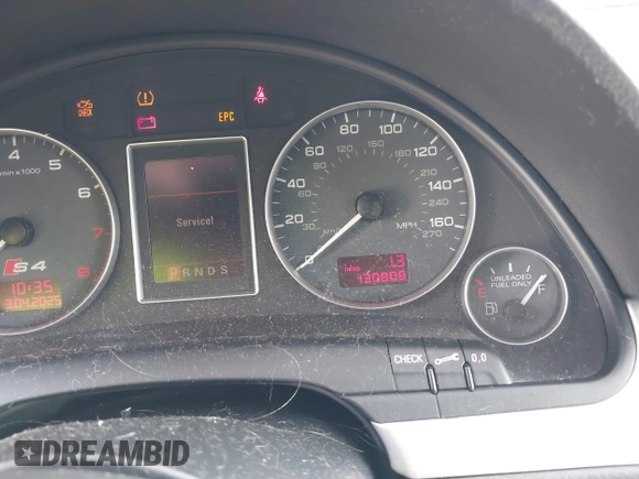 2007 Audi S4 z VIN WAUGL78E57A017022, wystawiony jako IAAI lot #41718171 z przebiegiem 130 808 mil mil oraz . Historia ofert i sprzedaży dostępna na DreamBid. Obrazek 7.