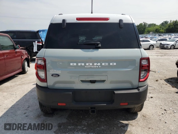 2023 Ford Bronco Sport Heritage z VIN 3FMCR9G68PRD84102, wystawiony jako Copart lot #59486695 z przebiegiem 17 710 mil mil oraz Szkoda całkowita • Salvage title. Historia ofert i sprzedaży dostępna na DreamBid. Obrazek 6.