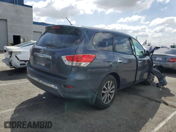 2014 Nissan Pathfinder SL with VIN 5N1AR2MN4EC661298, listed as a Copart auction lot 51632465 with 134,477 mi miles and Salvage Title. Bid and sale history available at DreamBid. Image 3.