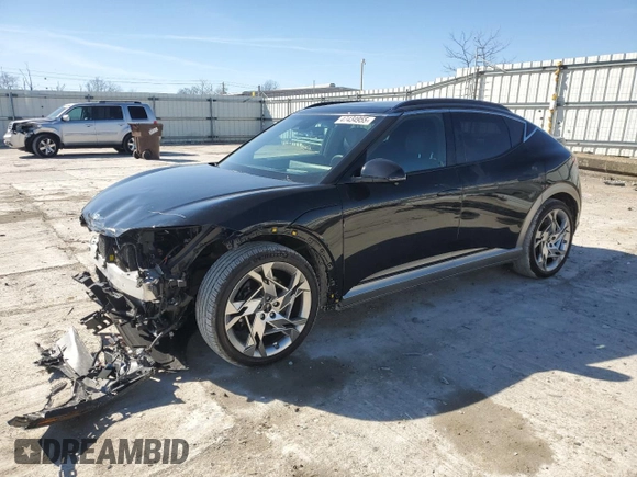 2024 Genesis GV60 z VIN KMUKEDSB1RU023189, wystawiony jako Copart lot #47434955 z przebiegiem 3 279 mil mil oraz Szkoda całkowita • Salvage title. Historia ofert i sprzedaży dostępna na DreamBid. Obrazek 1.