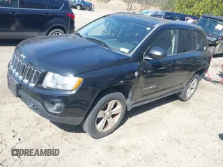 2012 Jeep Compass Latitude with VIN 1C4NJDEB2CD621760, listed as a IAAI auction lot 42123908 with 117,945 mi miles. Bid and sale history available at carsss.com. Image 2.