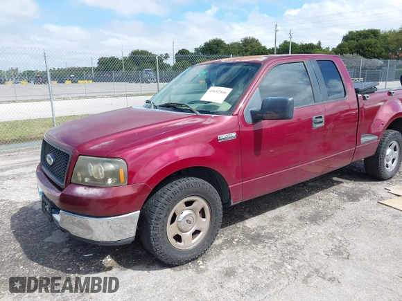 2005 Ford F-150 XLT with VIN 1FTPX02575KD61062, listed as a IAAI auction lot 41652446 with 1 mi miles. Bid and sale history available at carsss.com. Image 17.