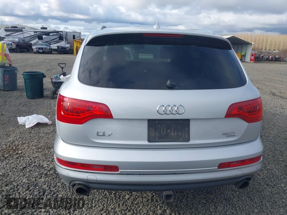 2014 Audi Q7 3.0T Premium Plus with VIN WA1LGAFE0ED015237, listed as a IAAI auction lot 41671129 with 114,410 mi miles. Bid and sale history available at carsss.com. Image 17.