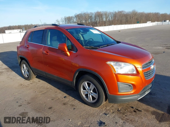 2015 Chevrolet Trax LT with VIN KL7CJRSB8FB152230, listed as a IAAI auction lot 41850974 with 144,490 mi miles and . Bid and sale history available at DreamBid. Image 1.