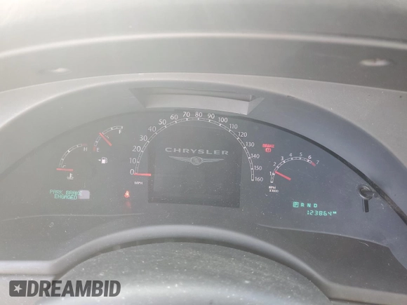 2008 Chrysler Pacifica Touring with VIN 2A8GF68X68R643691, listed as a Copart auction lot 73286434 with 123,864 mi miles and Salvage title. Bid and sale history available at DreamBid. Image 9.