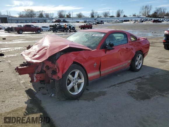 2008 Ford Mustang Deluxe with VIN 1ZVHT80N385174113, listed as a Copart auction lot 88776885 with Not provided miles and Salvage title. Bid and sale history available at DreamBid. Image 1.