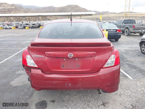 2019 Nissan Versa Sedan SV with VIN 3N1CN7AP4KL818505, listed as a IAAI auction lot 41537110 with 130,474 mi miles. Bid and sale history available at carsss.com. Image 16.