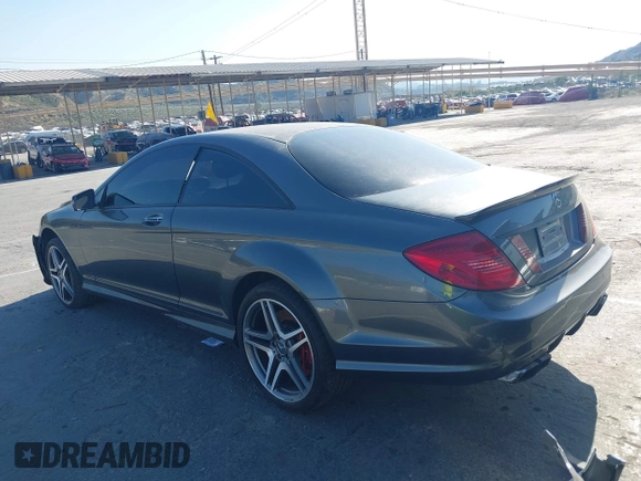 2011 Mercedes-Benz CL-Class CL 63 AMG with VIN WDDEJ7EB9BA027285, listed as a IAAI auction lot 41977740 with 64,040 mi miles. Bid and sale history available at carsss.com. Image 3.