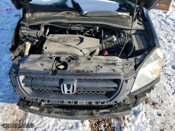 2003 Honda Pilot EX with VIN 2HKYF18663H522901, listed as a Copart auction lot 51012405 with 0 mi miles and Clean Title. Bid and sale history available at carsss.com. Image 12.