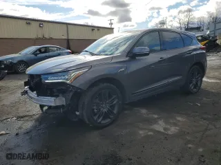 2020 Acura RDX w/A-Spec Pkg with VIN 5J8TC2H60LL041127, listed as a Copart auction lot 43504365 with 75,660 mi miles and Salvage Title. Bid and sale history available at carsss.com. Image 1.