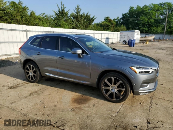 2019 Volvo XC60 Inscription with VIN LYV102RL0KB197206, listed as a Copart auction lot 60993765 with 54,508 mi miles and Salvage title. Bid and sale history available at DreamBid. Image 4.